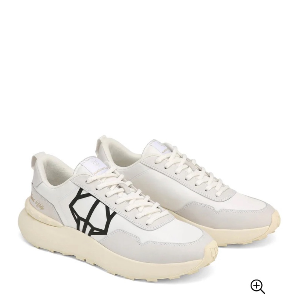 White and Black Sneakers